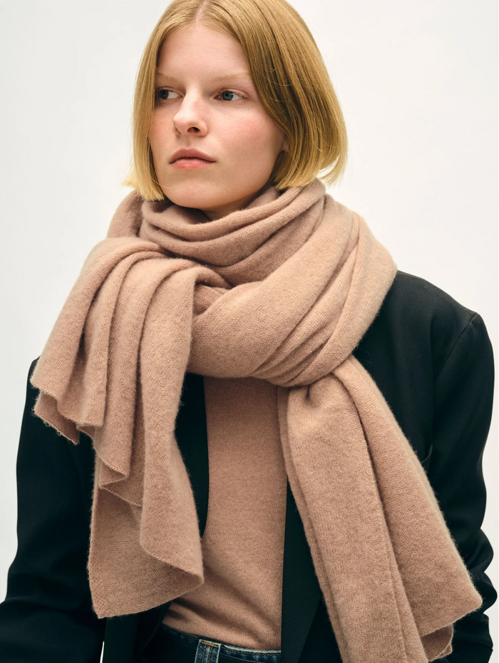 Cashmere Travel Wrap - True Camel