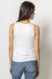 Scoop Tank - White