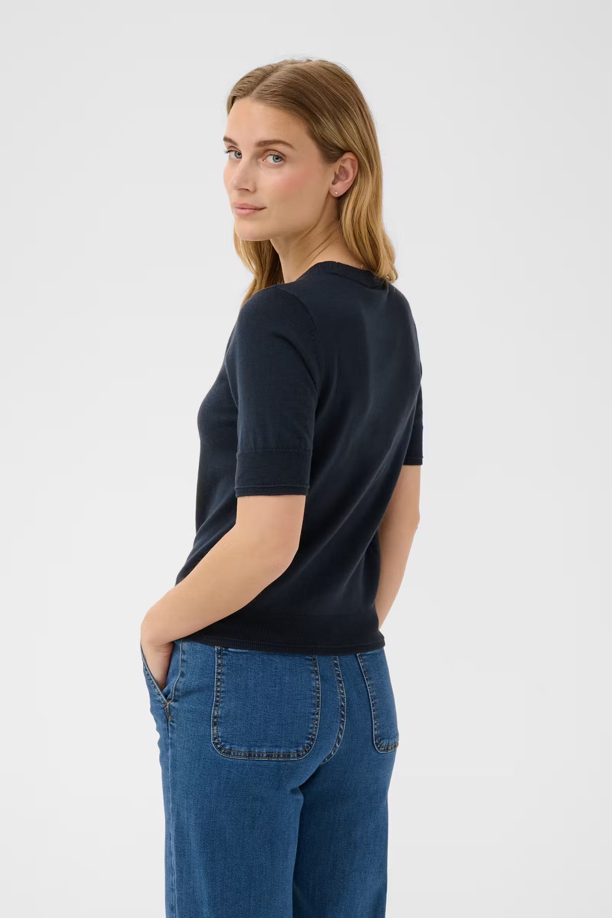Natanya Pullover - Dark Navy