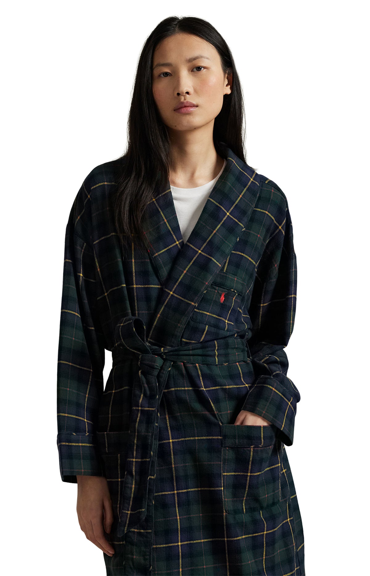 Short Robe - Polo Tartan