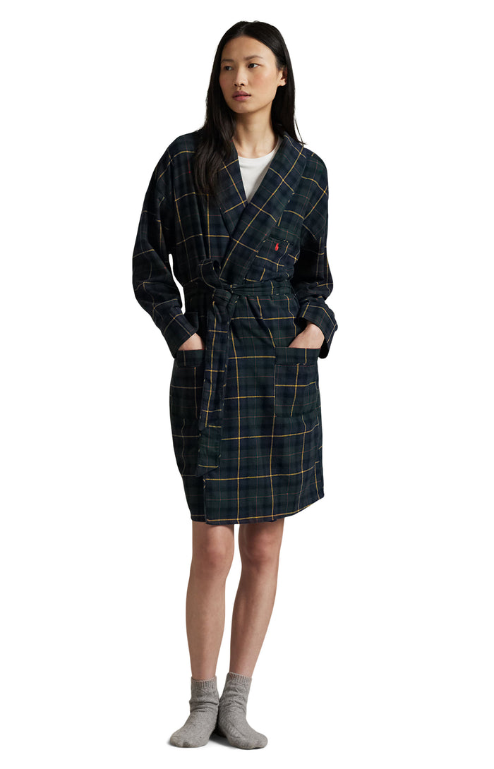 Short Robe - Polo Tartan