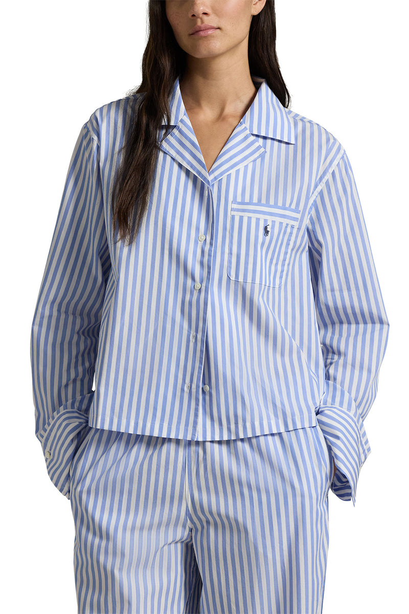 Long Sleeve PJ Set - White Cloud Hydrangea