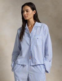 Long Sleeve PJ Set - White Cloud Hydrangea