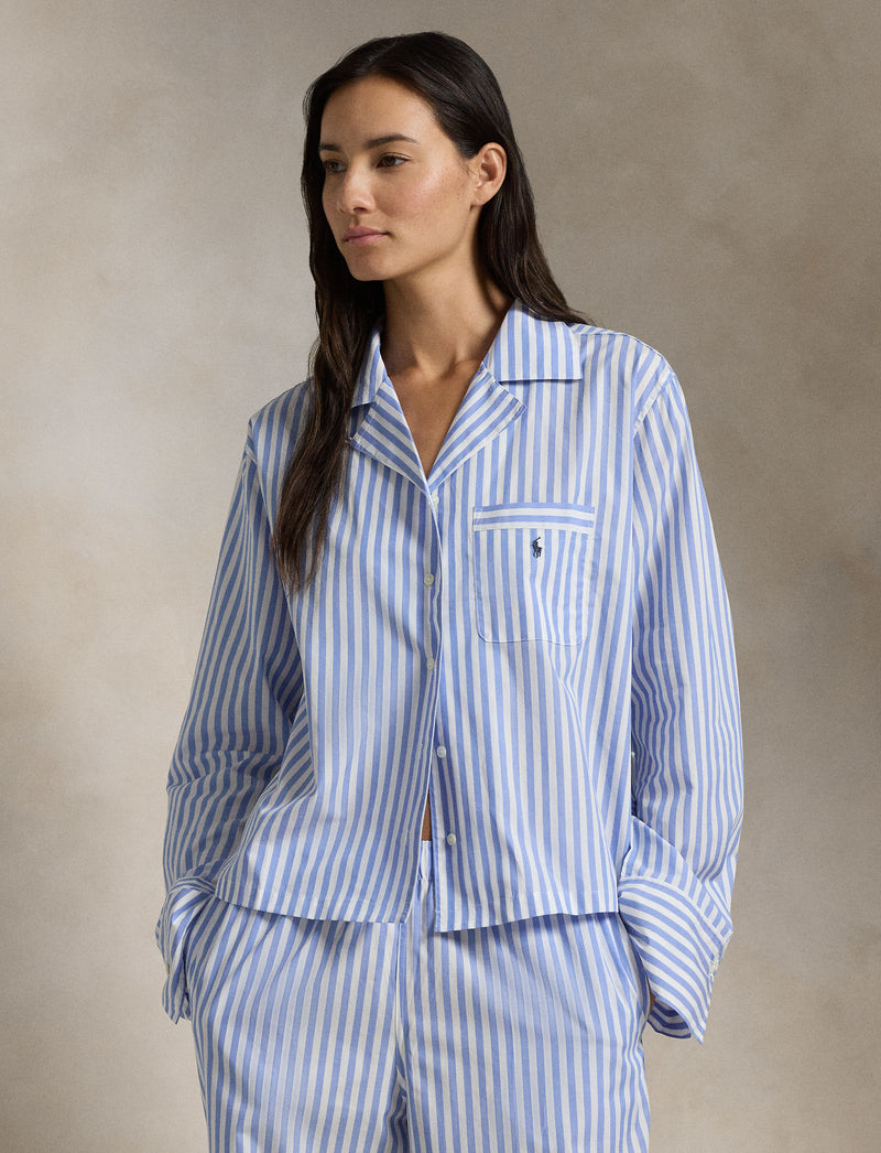 Long Sleeve PJ Set - White Cloud Hydrangea