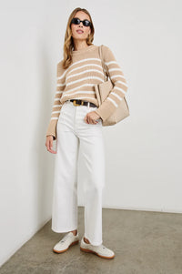 Alise Sweater - Ivory Birch Stripe