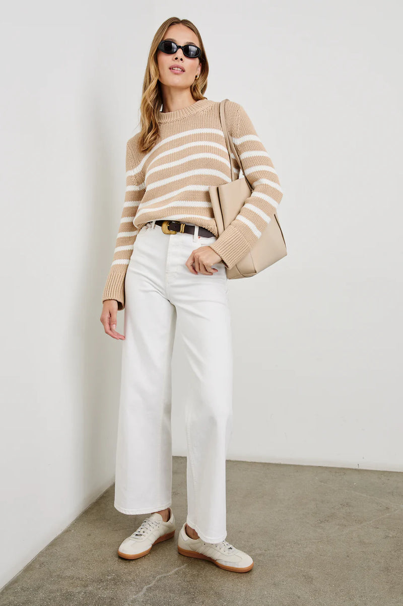 Alise Sweater - Ivory Birch Stripe