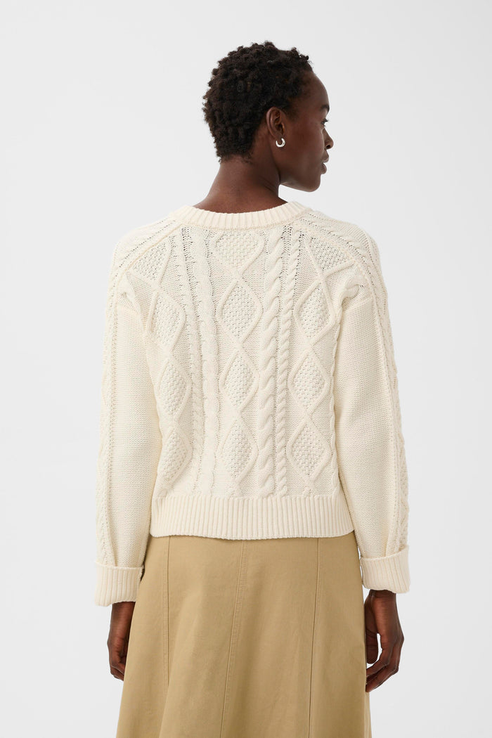 Zayra Cardigan - Whisper White