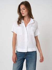 600731 Woven Blouse - White