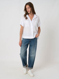 600731 Woven Blouse - White
