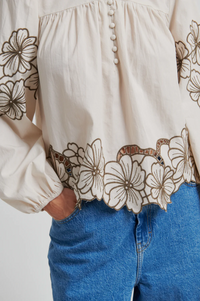 Elinor Blouse - Soft Beige