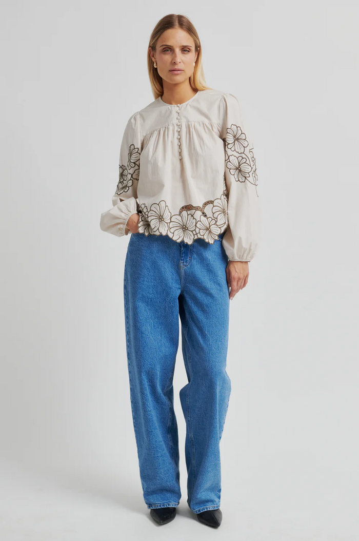 Elinor Blouse - Soft Beige