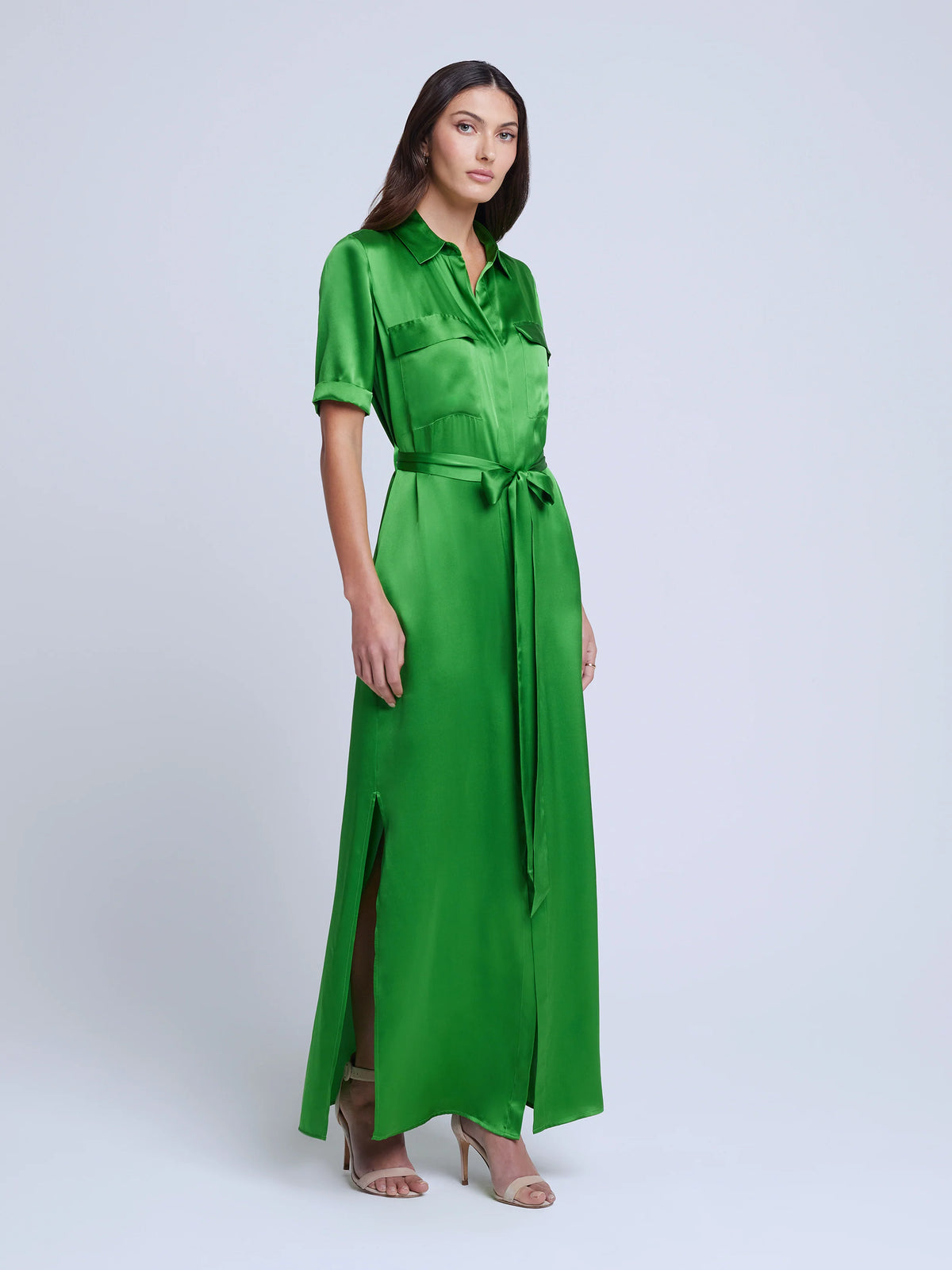 Klement Cargo Dress - Bright Green Klement Cargo Dress - Bright Green