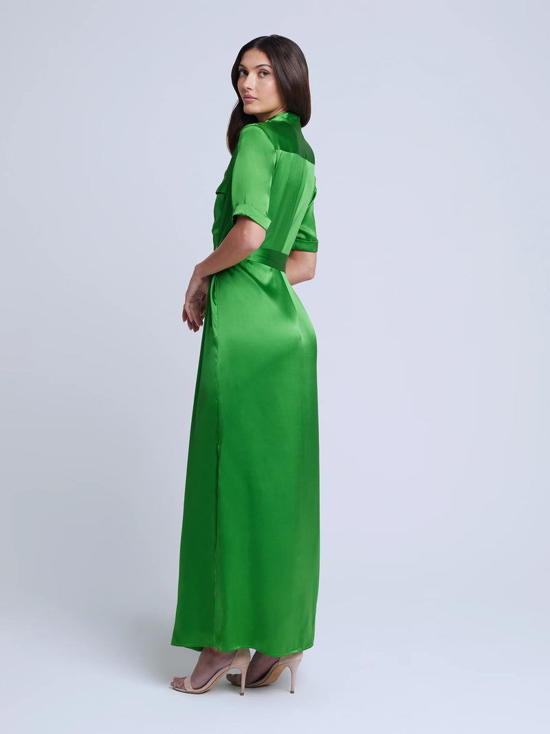 Klement Cargo Dress - Bright Green