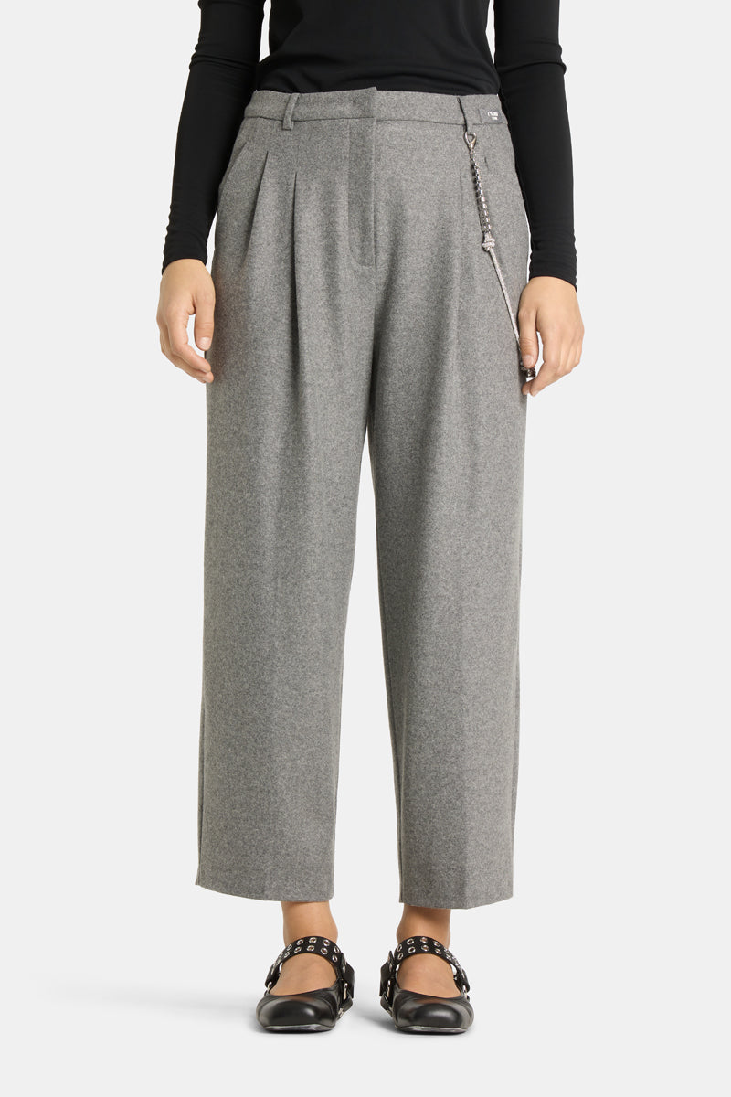 Emilie Pant - Stone Grey Melange