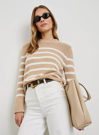 Alise Sweater - Ivory Birch Stripe