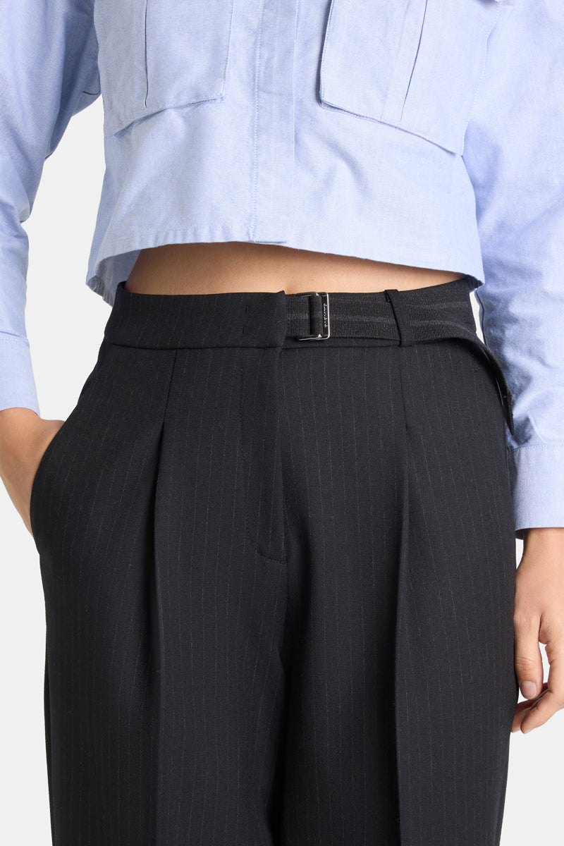 Elaine Pleat - Pinstripe Deep Midnight