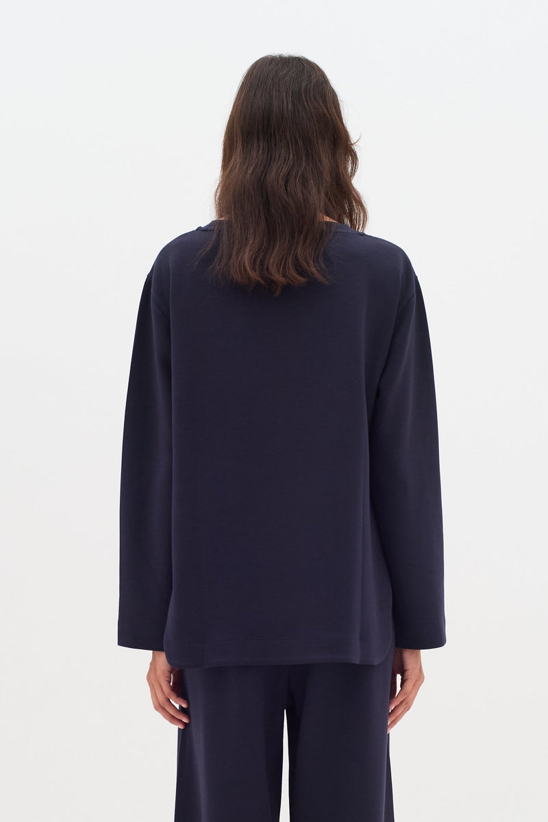 Gincent Crewneck - Marine Blue