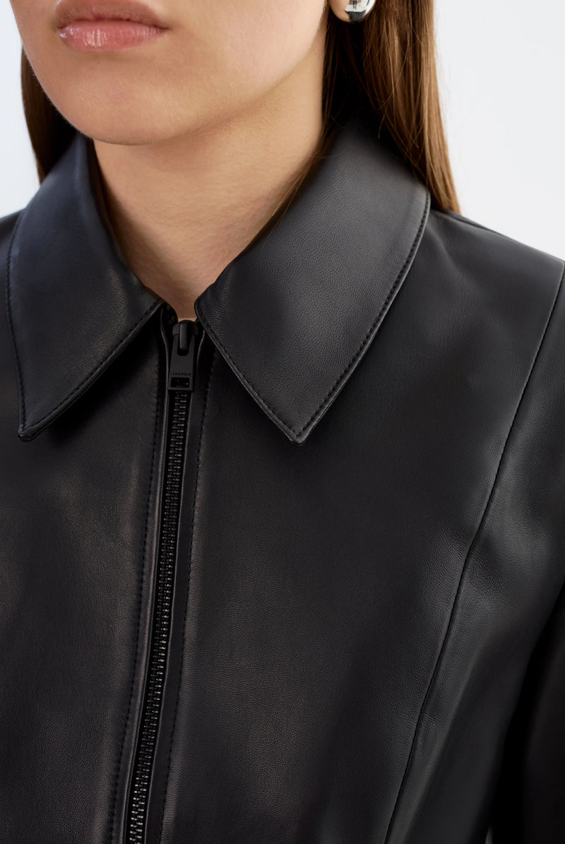 Oceana Leather Jacket - Black