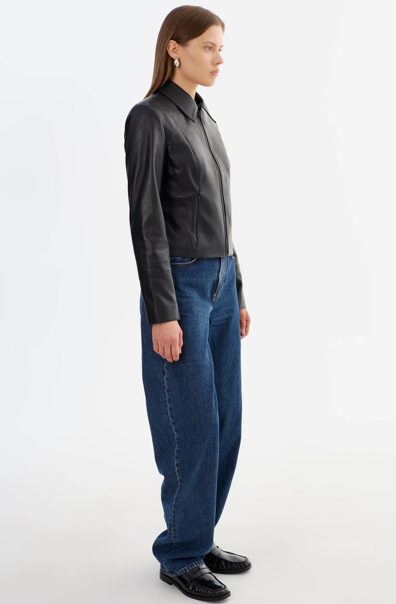 Oceana Leather Jacket - Black
