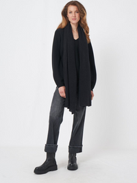 Knitted Scarf - Black