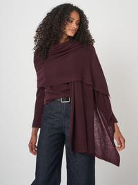 Knitted Scarf - Merlot