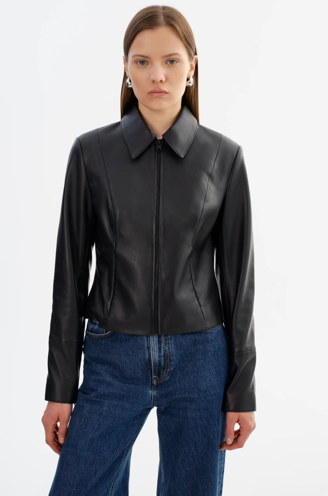 Oceana Leather Jacket - Black