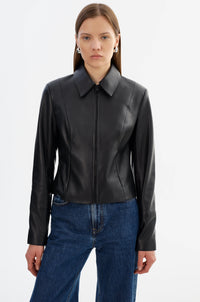 Oceana Leather Jacket - Black
