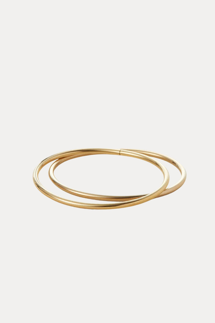 Dane Bangle Set - Water Resistant - Gold - M - 2pk