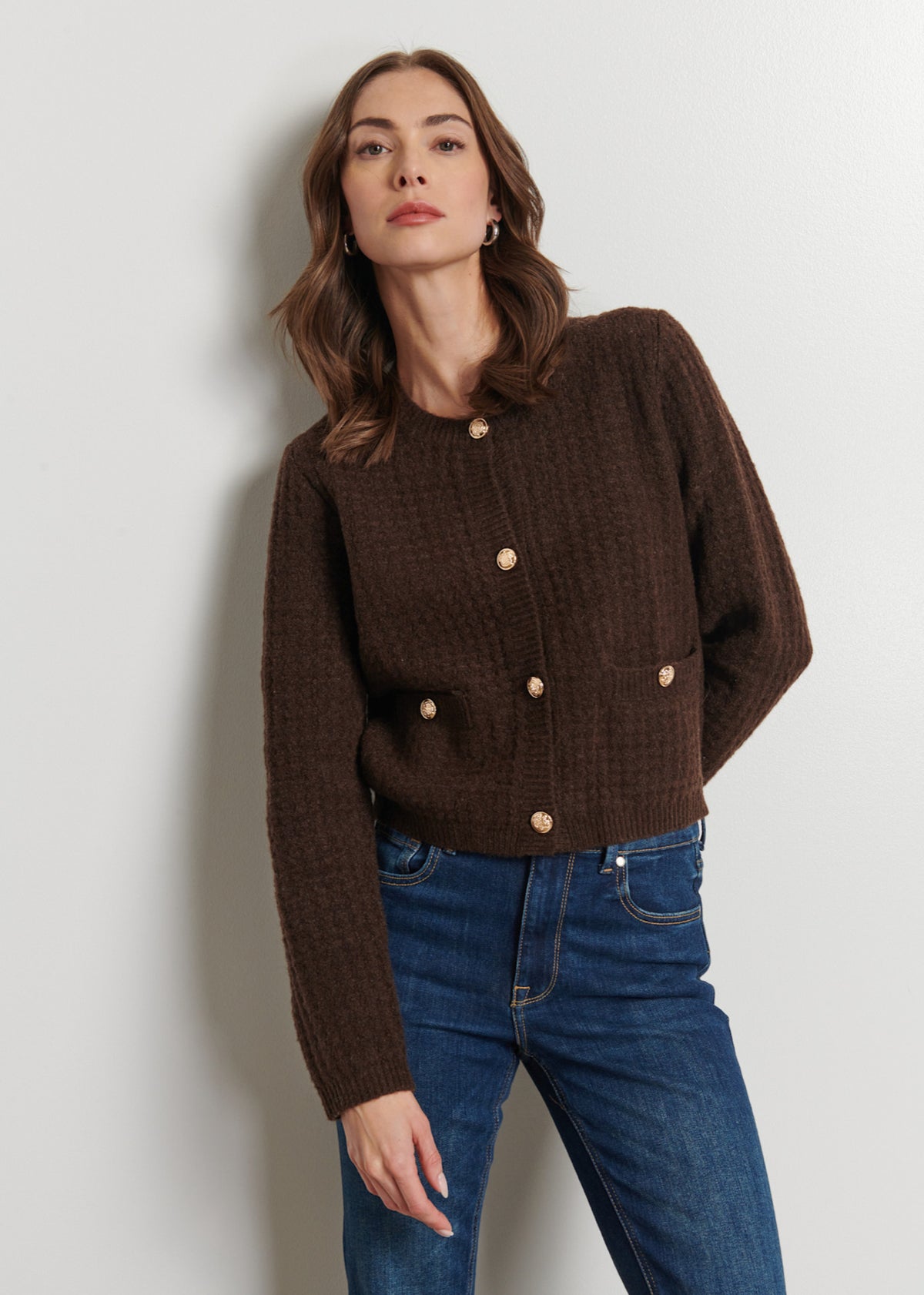 Cataline Cardigan - Dark Chocolate