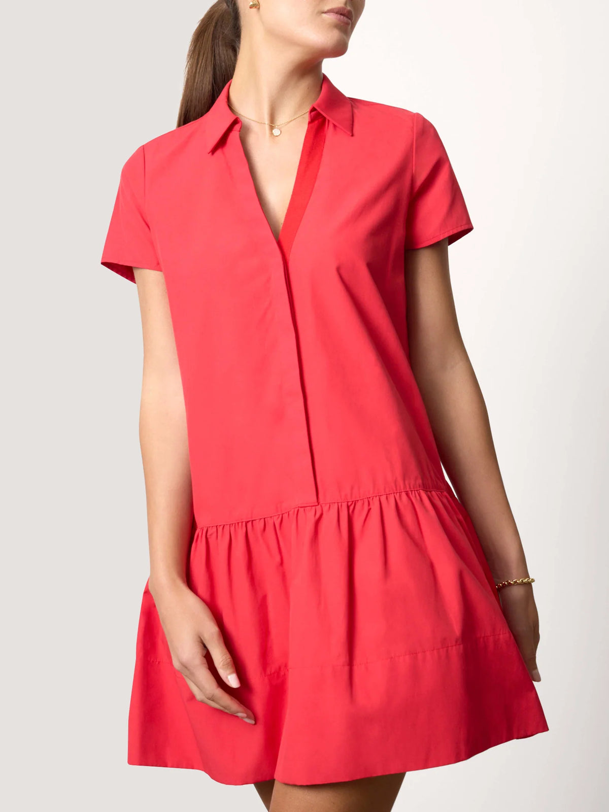 Antibes Dress - Carmine Red