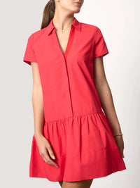 Antibes Dress - Carmine Red