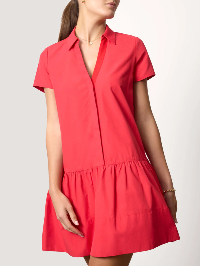 Antibes Dress - Carmine Red