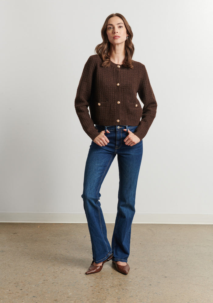 Cataline Cardigan - Dark Chocolate