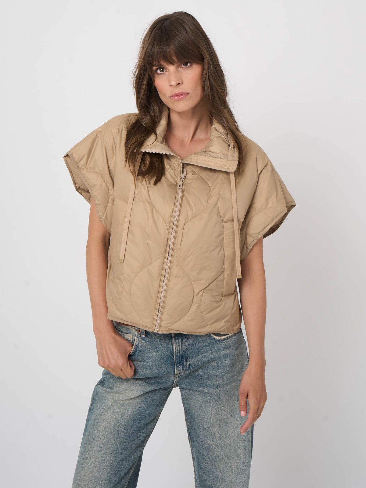 800249 Woven Jacket - Natural