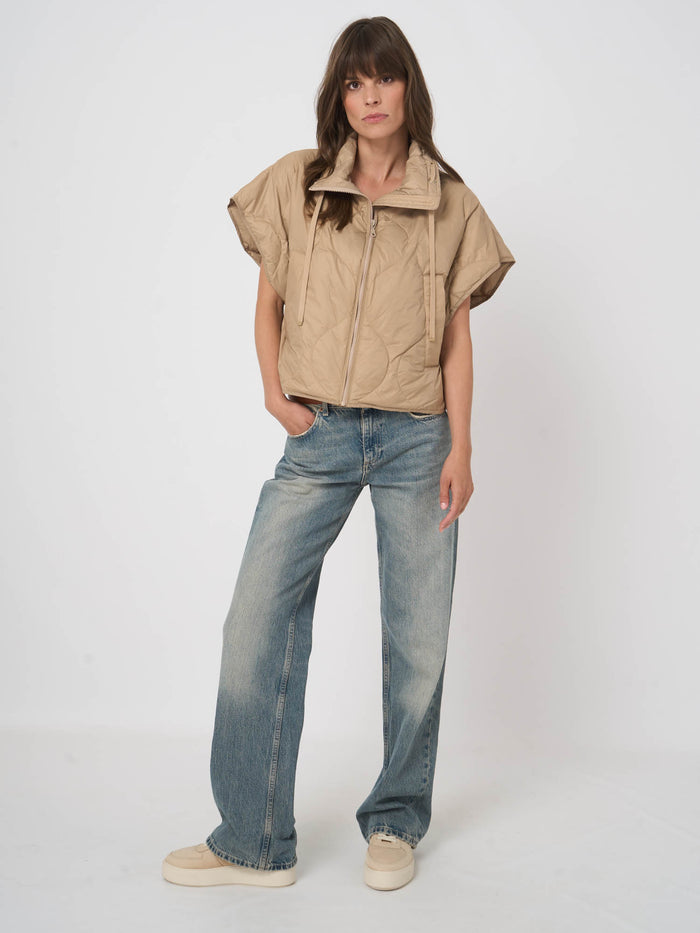 800249 Woven Jacket - Natural