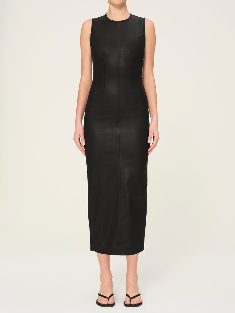 Esme Dress - Black Coated