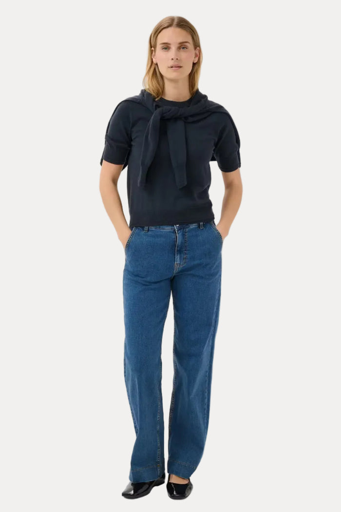 Natanya Pullover - Dark Navy