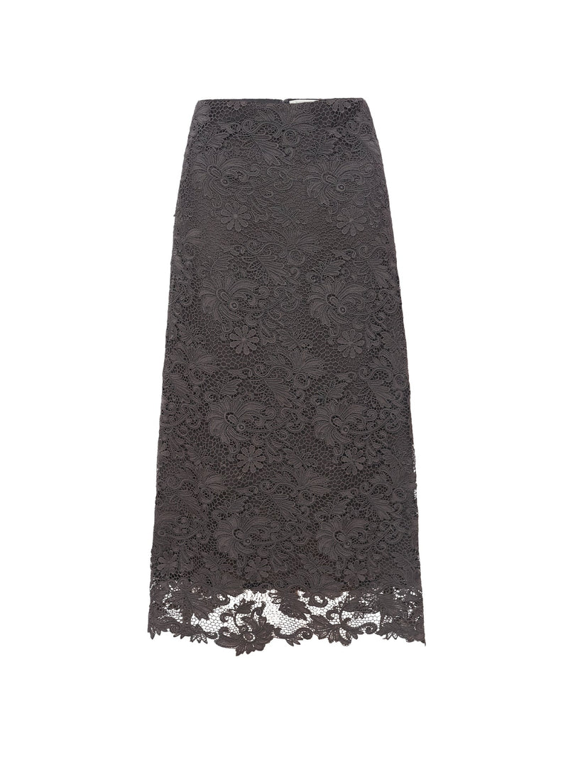 Mara Lace Skirt - Hunter