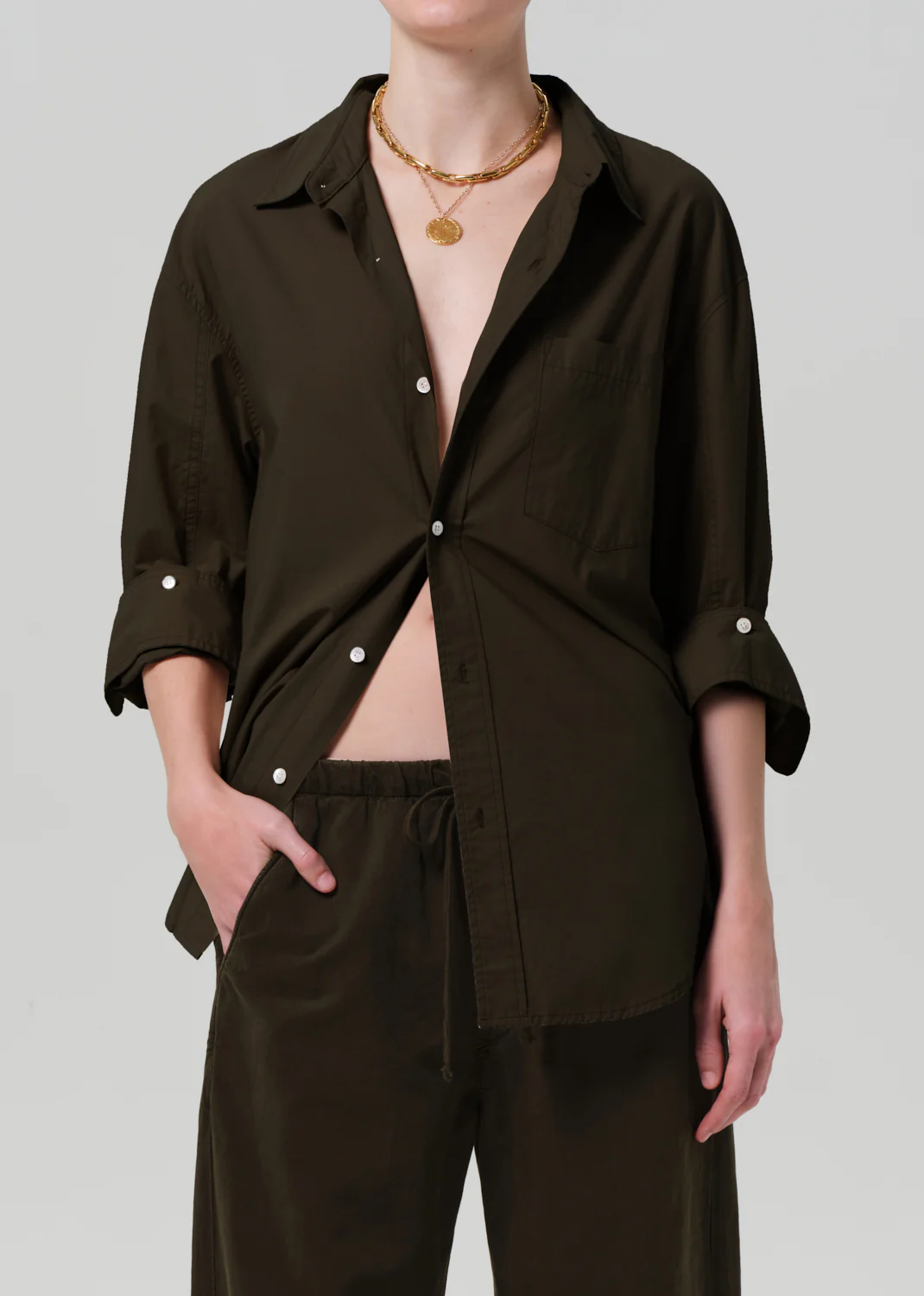 Kayla Shirt - Dark Olive