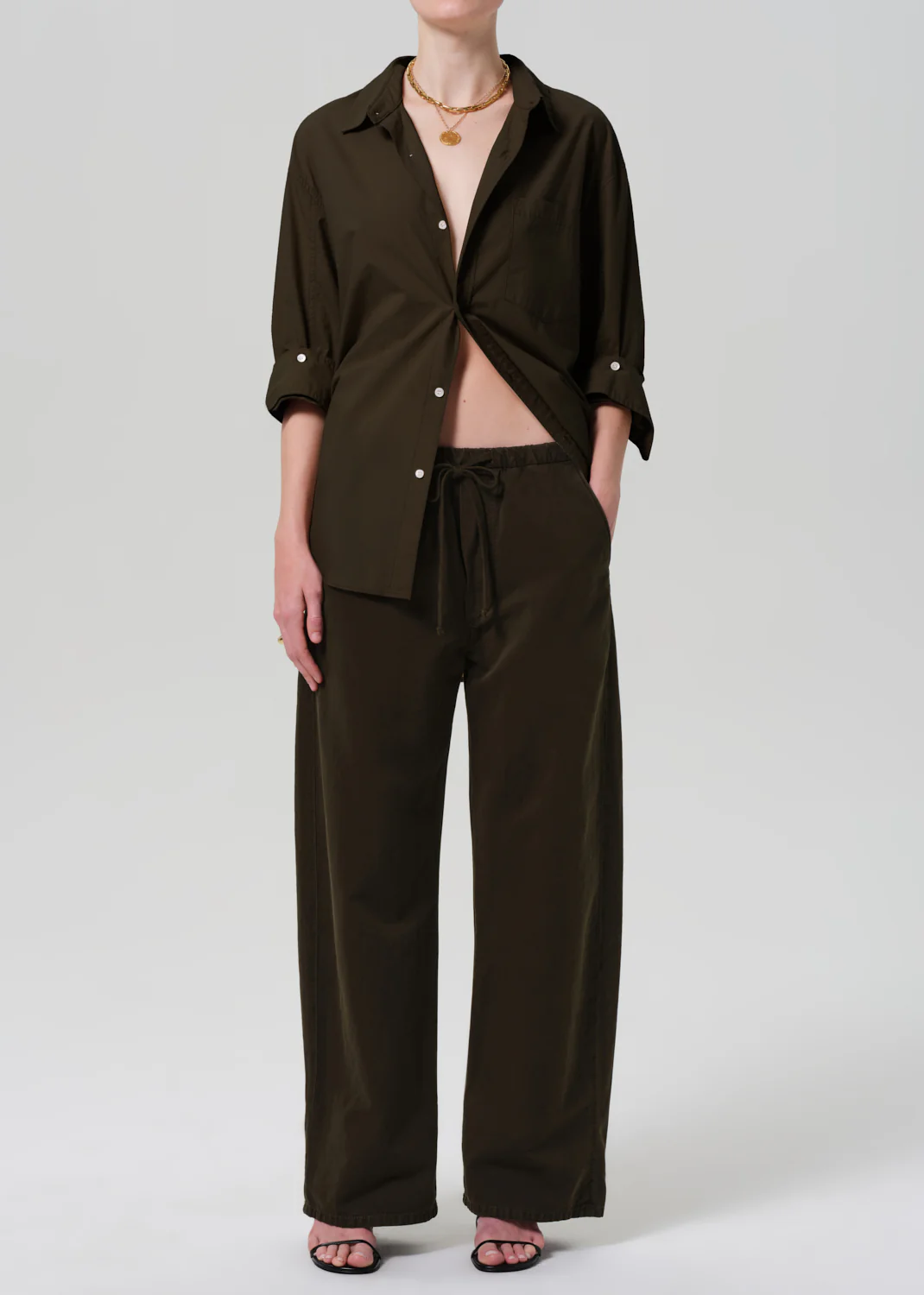 Kayla Shirt - Dark Olive