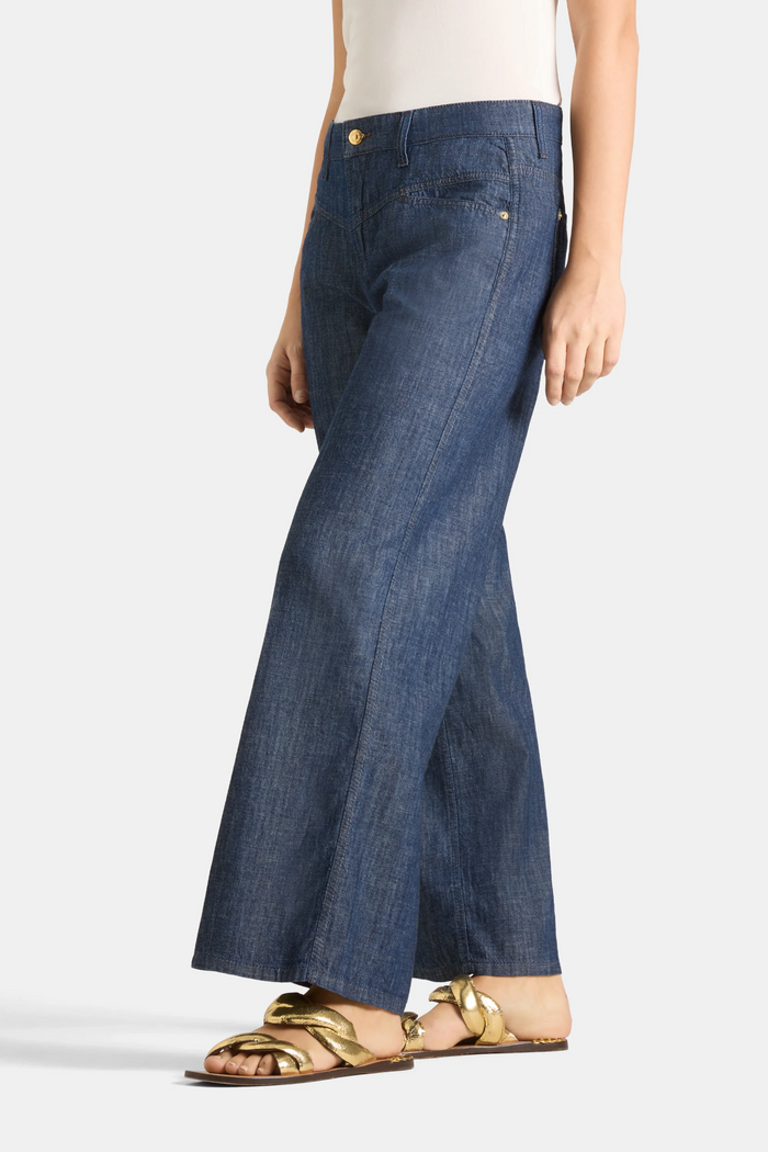 Aimee Seam Cropped - Eco Rinsed