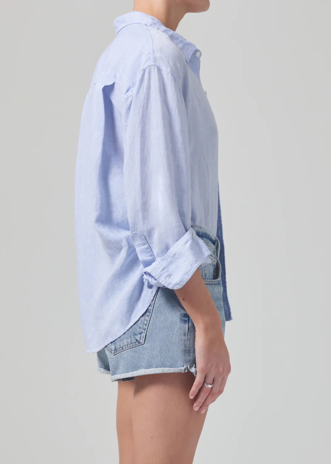 Kayla Shrunken Shirt - Glint