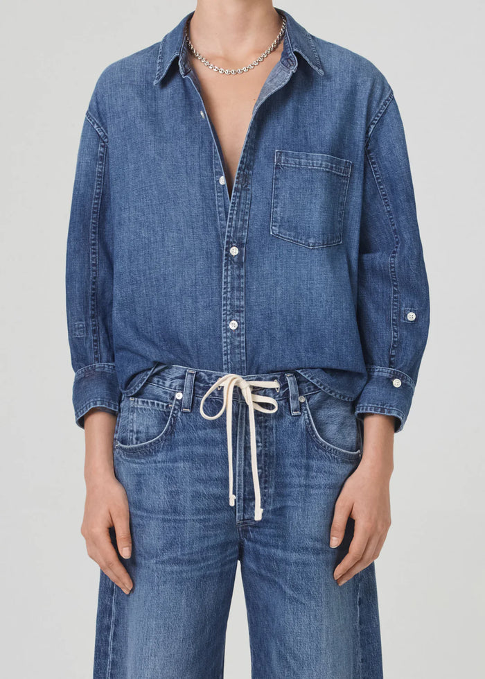 Kayla Shrunken Shirt - Amity