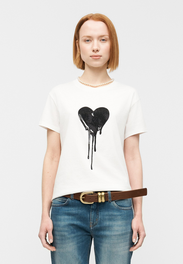 Walk HC Flowing Heart Strass T-Shirt - Judo