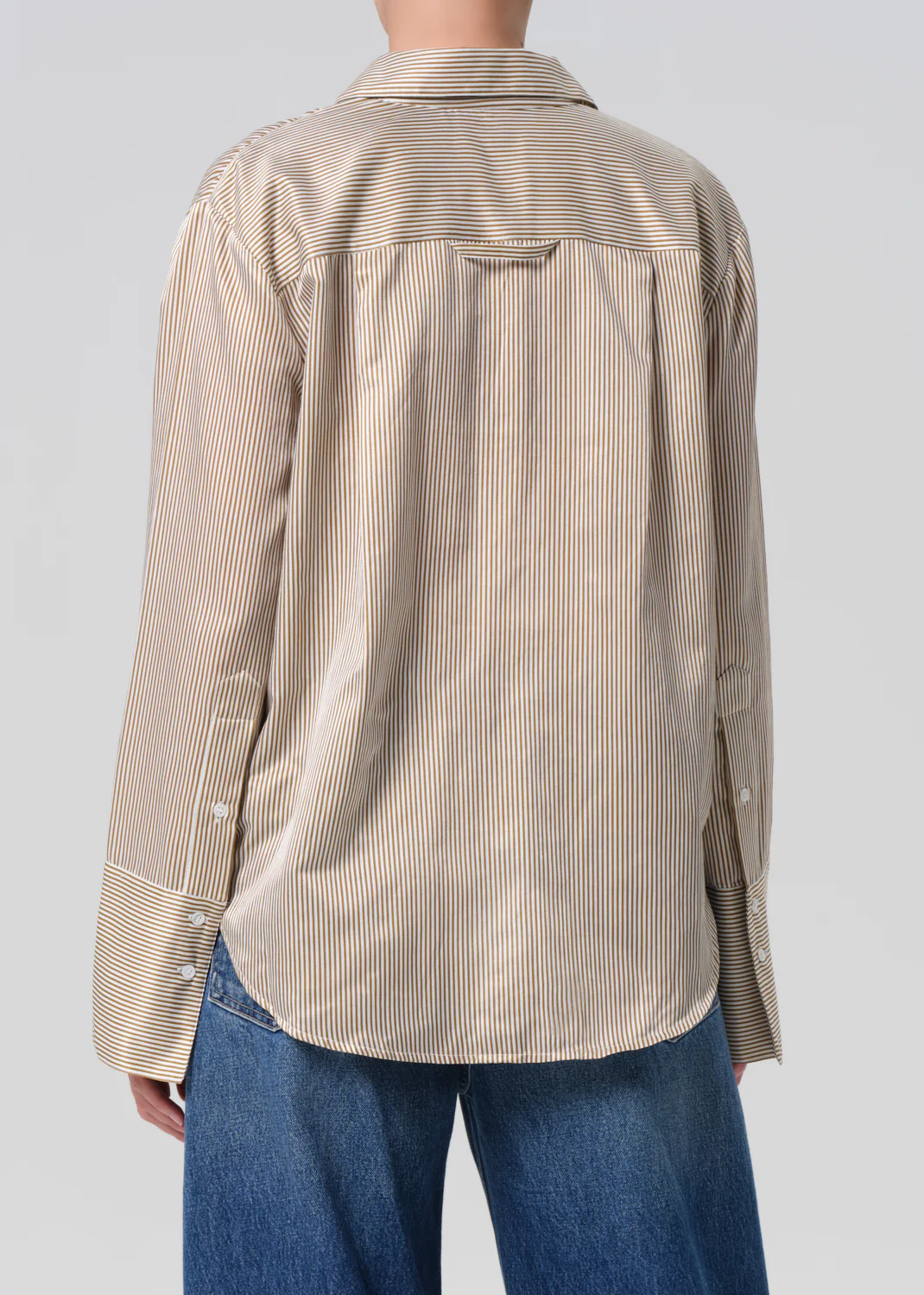 Camila Shirt - Bronze Stripe