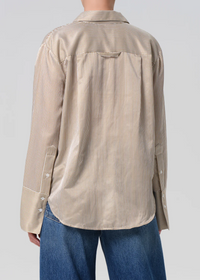 Camila Shirt - Bronze Stripe