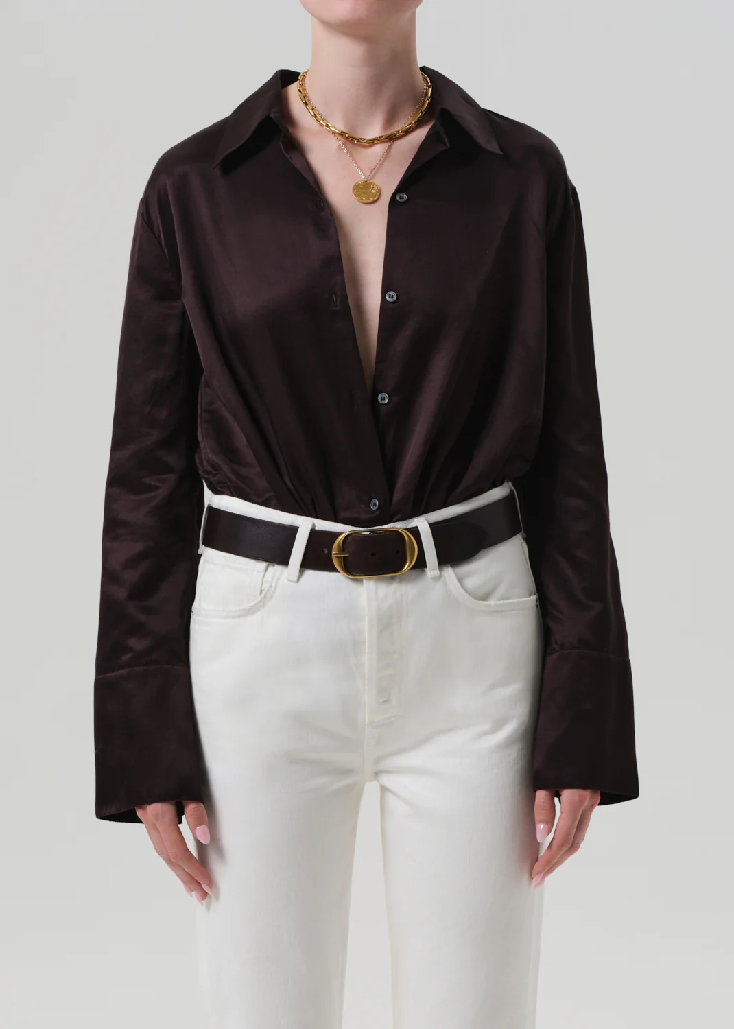 Camila Shirt - Chocolate