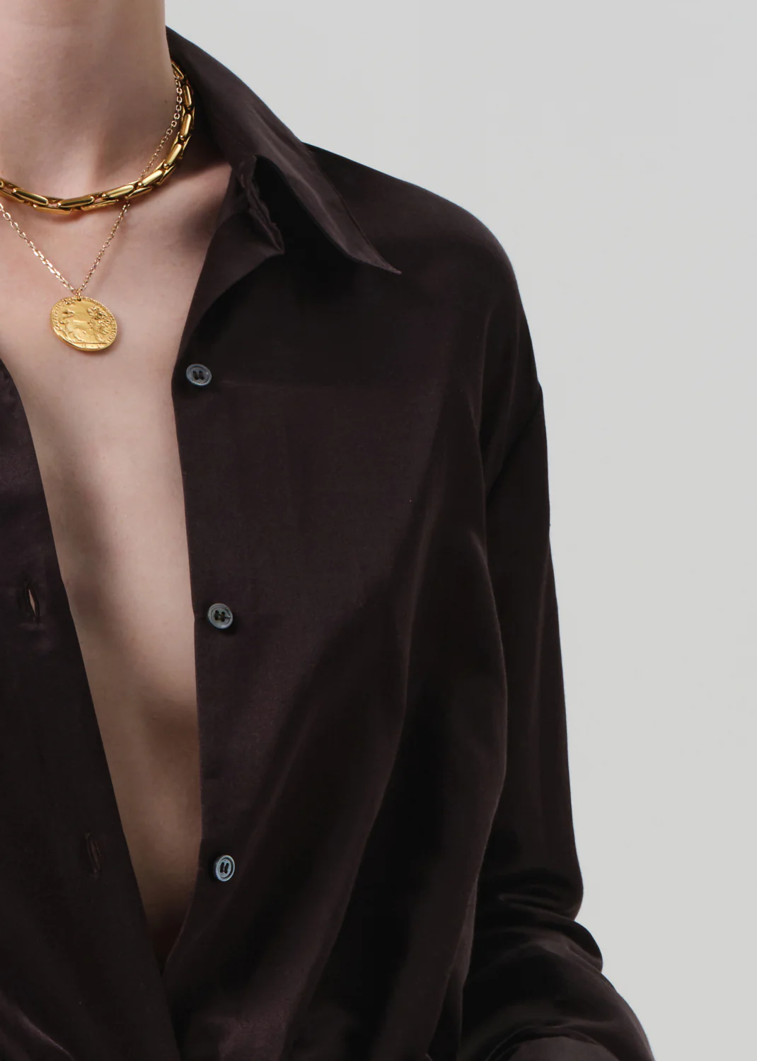 Camila Shirt - Chocolate