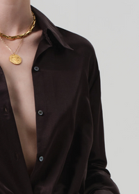 Camila Shirt - Chocolate