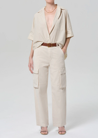 Claire Origami Shirt - Ciro Stripe